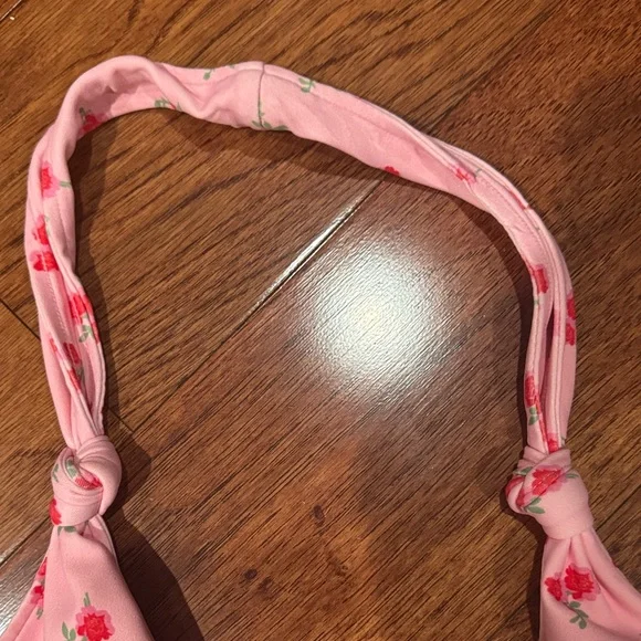 Loveshackfancy Katya Bikini Top S Cherry Pink - Picture 4 of 5